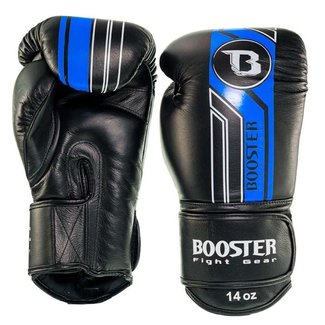 Booster Fightgear BGL V9 Bokshandschoenen – Zwart/Blauw – Kickboksen & Boksen
