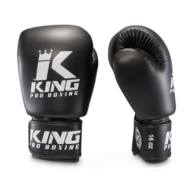 King Pro Boxing bokshandschoenen - KPB/BGVL 3 - Zwart