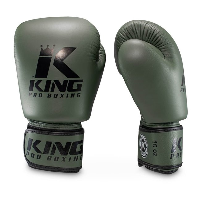 King Pro Boxing bokshandschoenen - KPB/BGVL 3 MILITARY