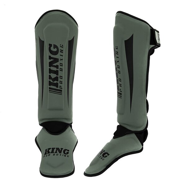 King Pro Boxing Protège-tibias - revo - Military vert