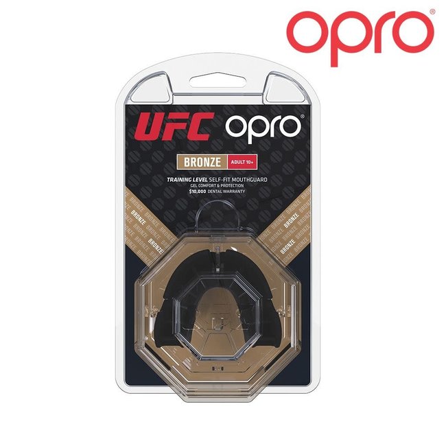 UFC gebitsbescherming - OPRO Bronze - Zwart