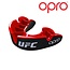UFC gebitsbescherming - OPRO zilver - ZWART/ROOD