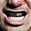 UFC gebitsbescherming - OPRO zilver - ZWART/ROOD