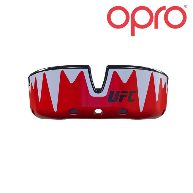 UFC UFC - gebitsbescherming - OPRO PLATINUM - RED METAL/BLACK