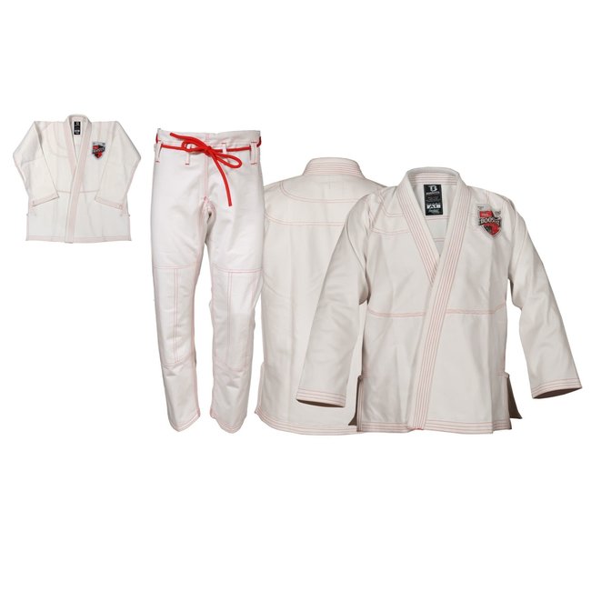 Booster Fightgear Booster BJJ V2 Pro Shield – White Brazilian Jiu Jitsu Gi