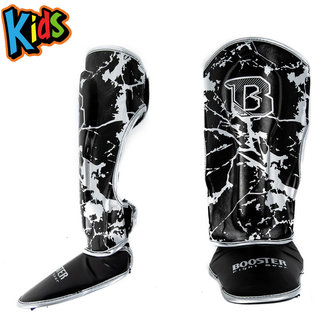 Booster Fightgear Booster - scheenbeschermers voor kids -  Marble Zilver