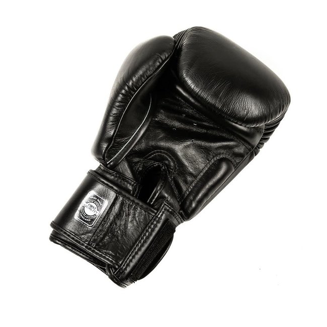Twins Special BGVL 8 Core Leren Bokshandschoenen – Black on Black – 10oz, 12oz, 14oz en 16oz