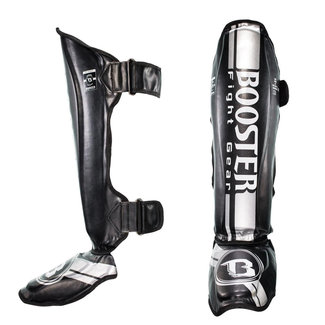 Booster Fightgear Booster  - Scheenbeschermers -  BSG V3 BLACK/SILVER