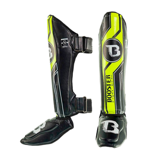 Booster Fightgear Scheenbeschermers - BSG V9 - BLACK/YELLOW