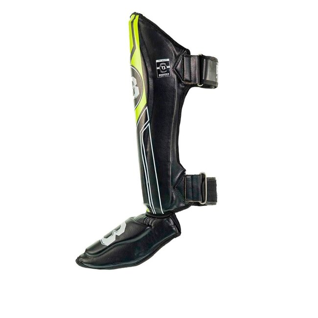 Booster Fightgear Scheenbeschermers - BSG V9 - BLACK/YELLOW
