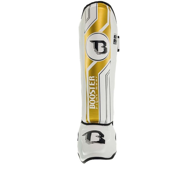 Booster Fightgear Scheenbeschermers -BSG V9 - WHITE/GOLDz