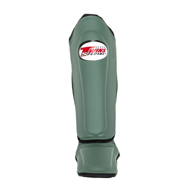 Twins Special Twins Special SGL 7 Scheenbeschermers – Military Green – Voor Kickboksen, Muay Thai & MMA