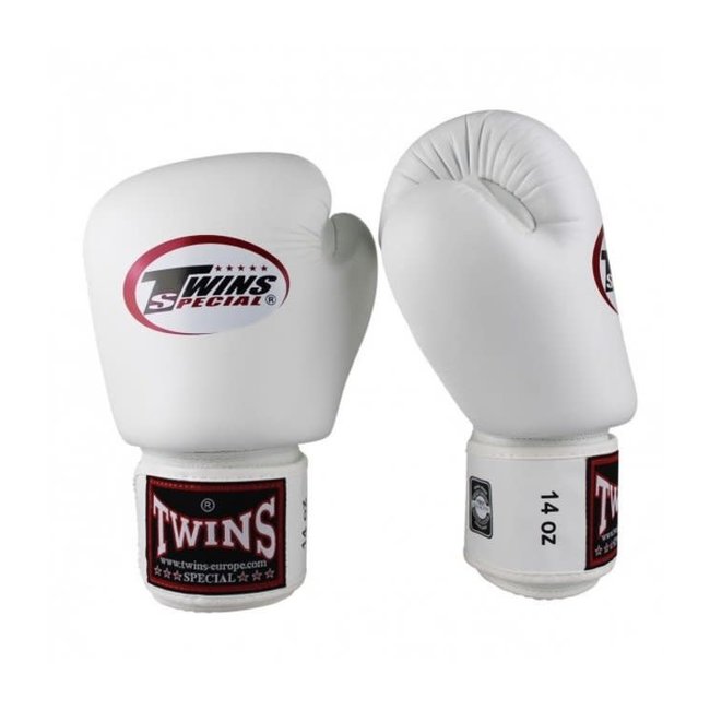 Twins Special BGVL 3 Leren Bokshandschoenen – Wit – 10 t/m 16 oz