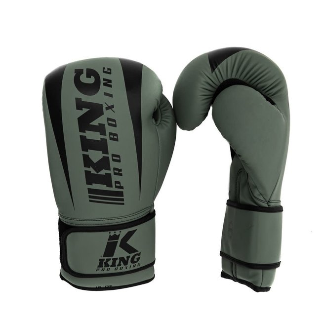King Pro Boxing BOKSHANDSCHOENEN -KPB/REVO 5 - Militairy green