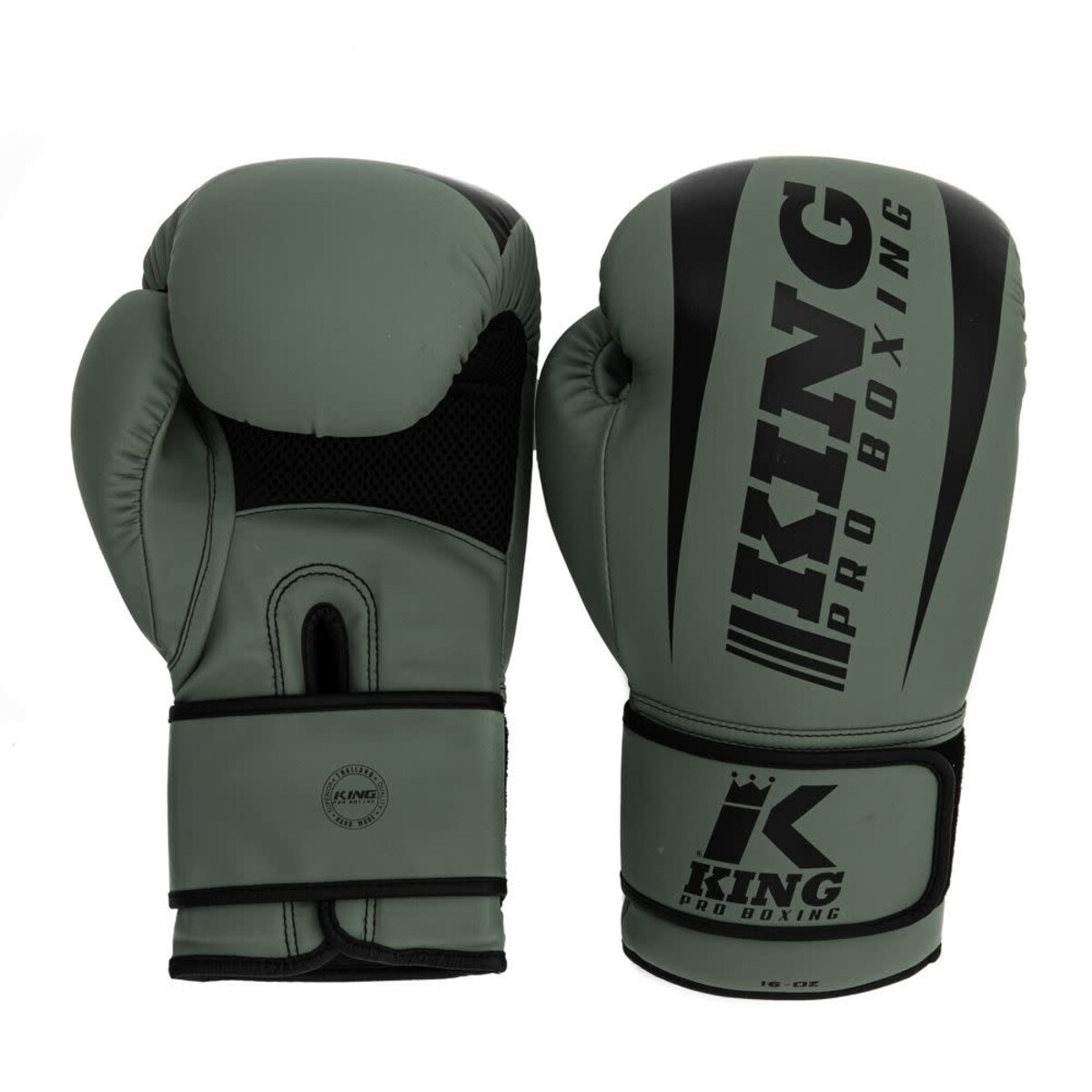 King Pro Boxing Gants de boxe -KPB/REVO 5 - Militairy vert