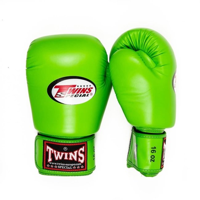 Twins Special BGVL 3 Leren Bokshandschoenen – Lime Groen – 12oz, 14oz en 16oz