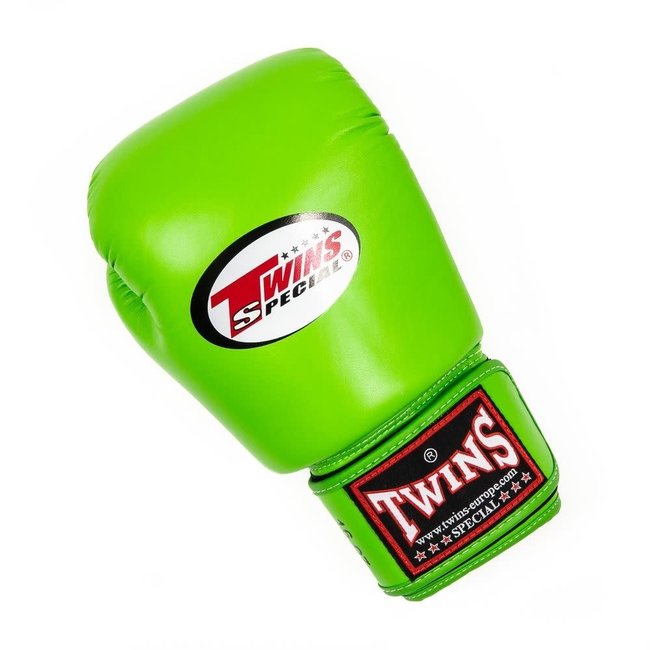 Twins Special BGVL 3 Leren Bokshandschoenen – Lime Groen – 12oz, 14oz en 16oz