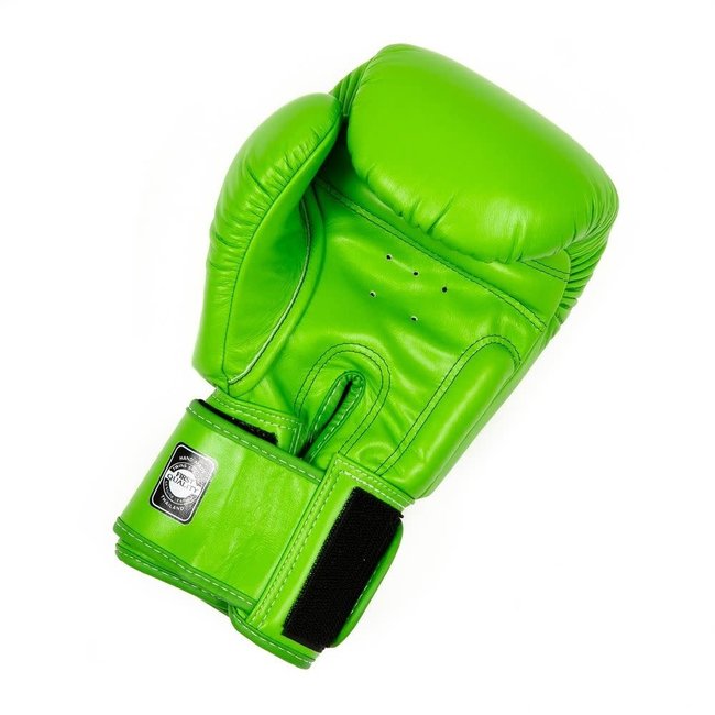 Twins Special BGVL 3 Leren Bokshandschoenen – Lime Groen – 12oz, 14oz en 16oz