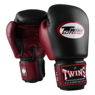 Twins Special BGVL 3 Bokshandschoenen – Zwart/Wine Red