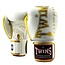 Twins Special BGVL 8 Leren Bokshandschoenen – Wit/Goud – 10oz, 12oz, 14oz en 16oz