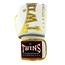 Twins Special BGVL 8 Leren Bokshandschoenen – Wit/Goud – 10oz, 12oz, 14oz en 16oz