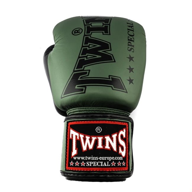 Twins Special BGVL 8 Leren Bokshandschoenen – Groen – 10oz, 12oz, 14oz en 16oz