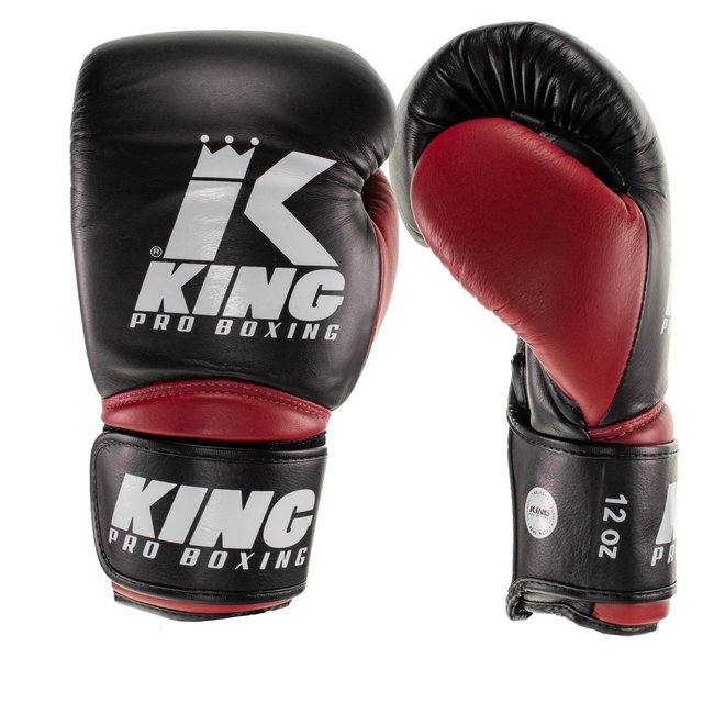 King Pro Boxing Bokshandschoenen - star 10 (zwart /rood)