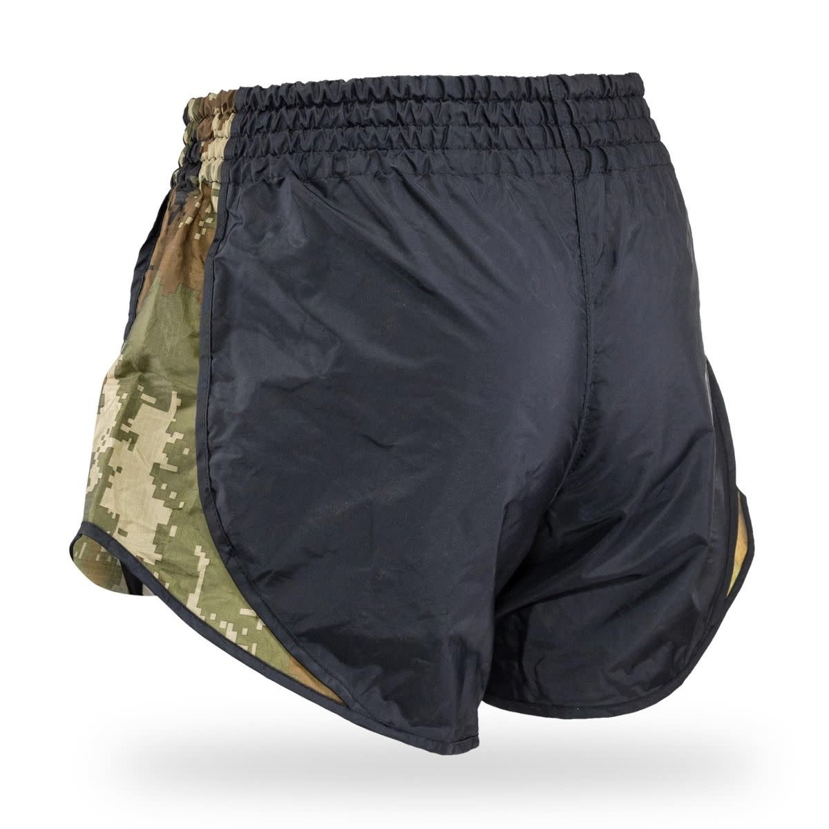 Booster - short - RETRO HYBRID BL/CAMO GREEN