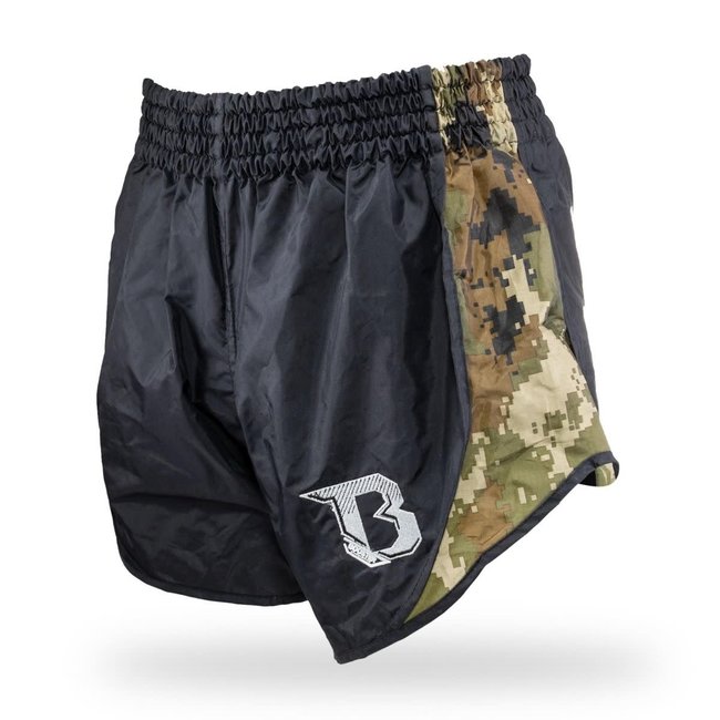 Booster Fightgear short - RETRO HYBRID BL/CAMO GREEN