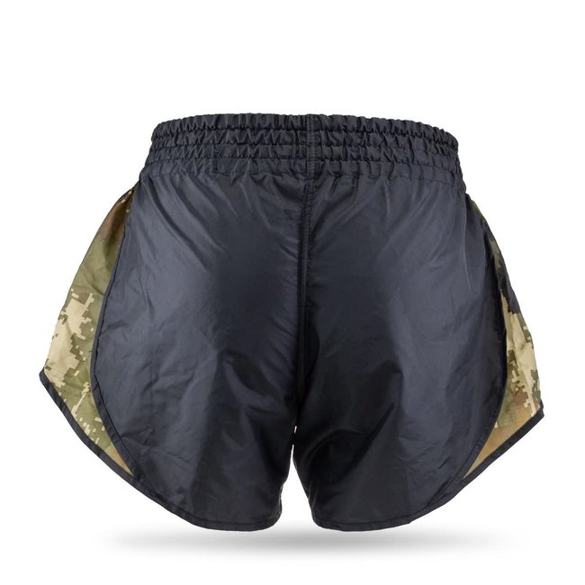 Booster Fightgear short - RETRO HYBRID BL/CAMO GREEN