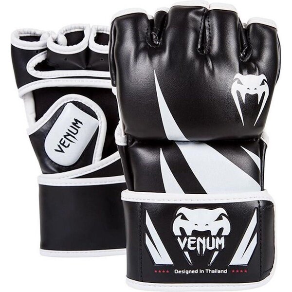 Venum Challenger MMA Handschuhe Schwarz - Schwarz / Weiß