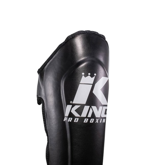 King Pro Boxing Scheenbeschermer - SGL7 - ZWART