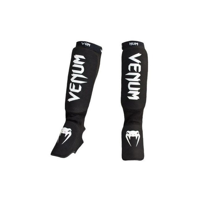 Venum aaqVenum Kontact - Scheenbeschermer - Scheenkousen - Katoen - Zwart (one size)