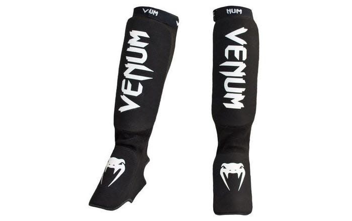 Venum Kontact Scheenkousen - Katoen - Zwart (one size)