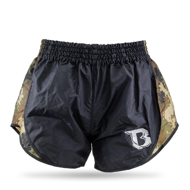 Booster Fightgear short - RETRO HYBRID BL/CAMO GREEN