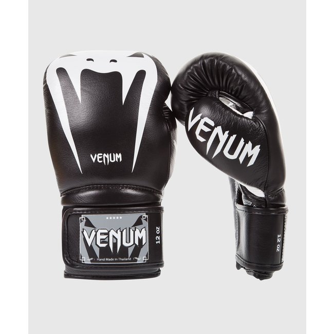 Venum GIANT 3.0 - BOKSHANDSCHOENEN - NAPPA LEATHER - BLACK/WHITE