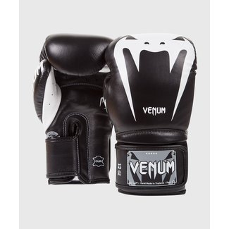 Venum GIANT 3.0 - BOKSHANDSCHOENEN - NAPPA LEATHER - BLACK/WHITE