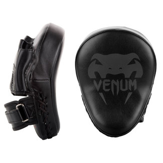 Venum Light Focus Mitts - Hand pads - Black/Black (PER PAAR)