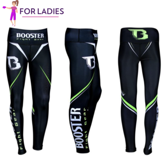 Booster Fightgear Challenge - Legging - Compressie broek voor dames - geel