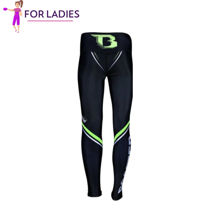 Booster Fightgear Challenge - Legging - Compressie broek voor dames - geel