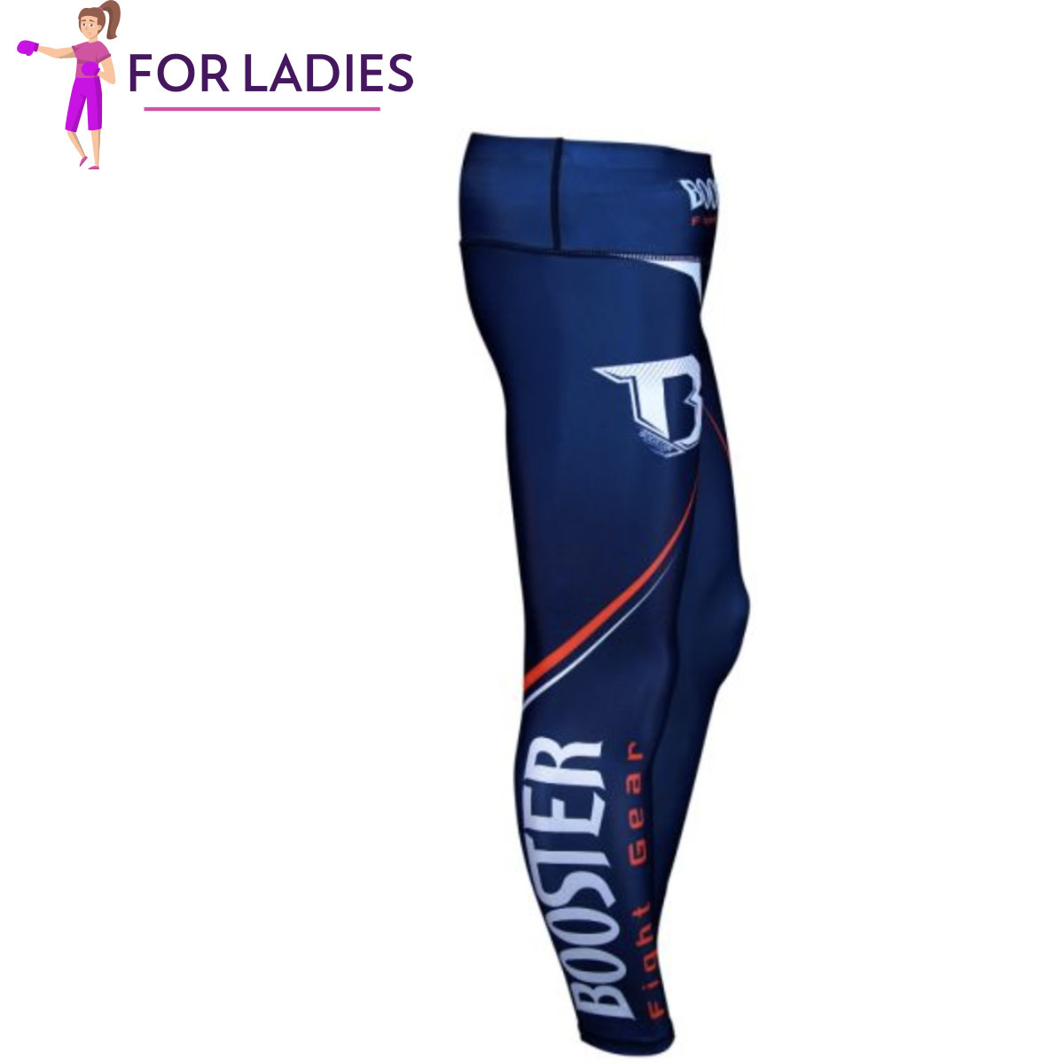 Booster - Challenge - Legging - Compressie broek voor dames - oranje