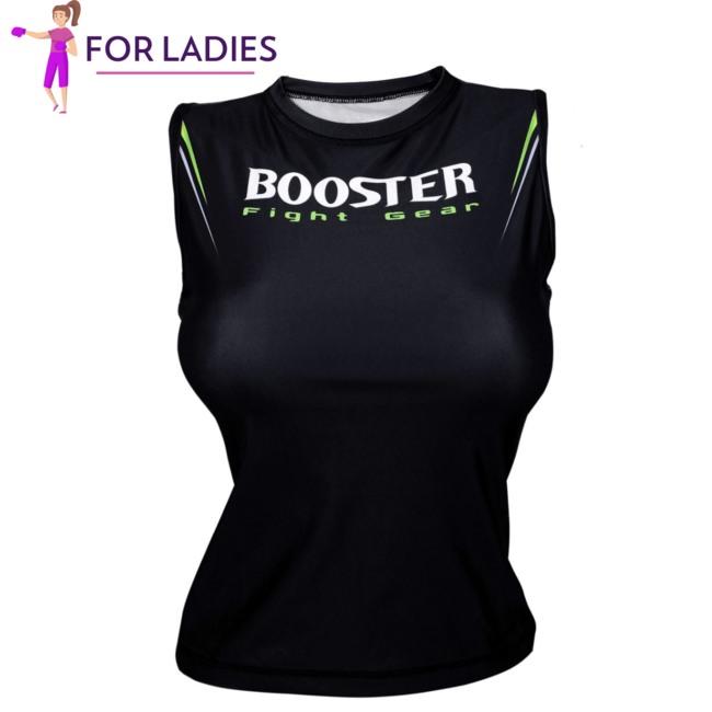 Booster Fightgear Booster - CHALLENGE- Compressie shirt (mouwloos) voor dames - groen
