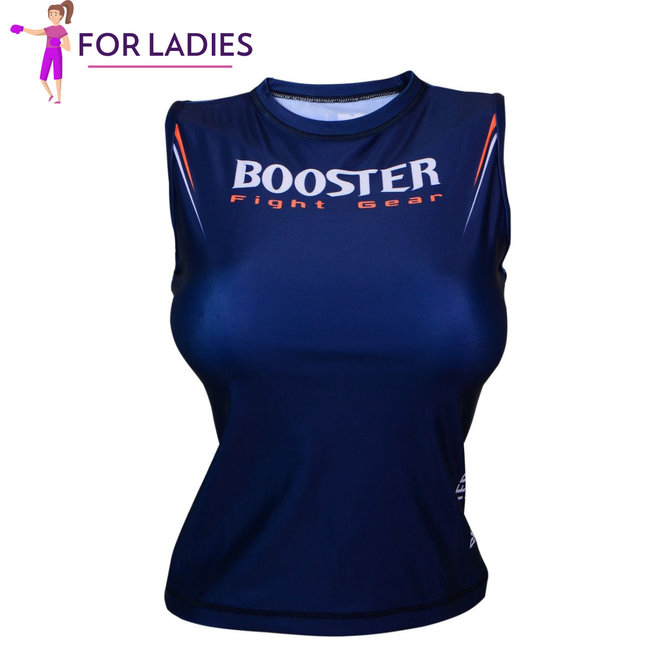 Booster Fightgear Booster - CHALLENGE- Compressie shirt (mouwloos) voor dames -oranje