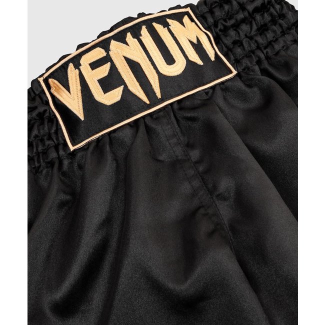 Venum MUAY THAI SHORTS CLASSIC - ZWART/GOUD