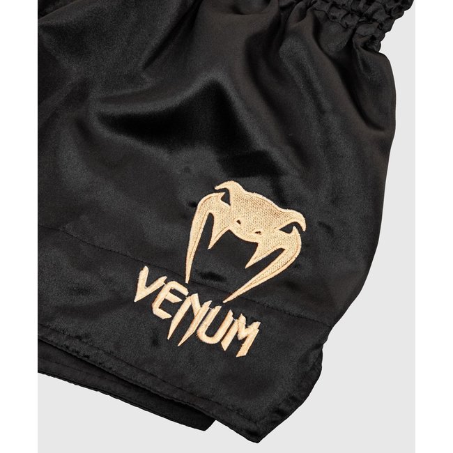 Venum MUAY THAI SHORTS CLASSIC - ZWART/GOUD