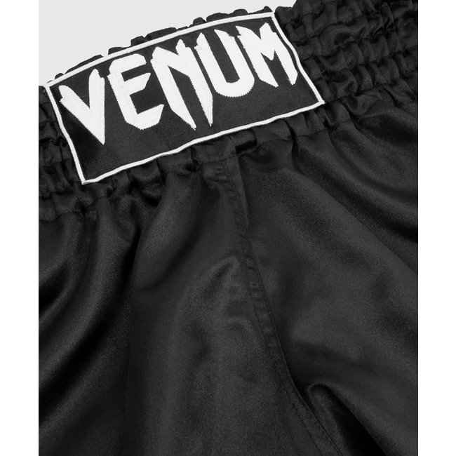 Venum MUAY THAI SHORTS CLASSIC - ZWART/WIT