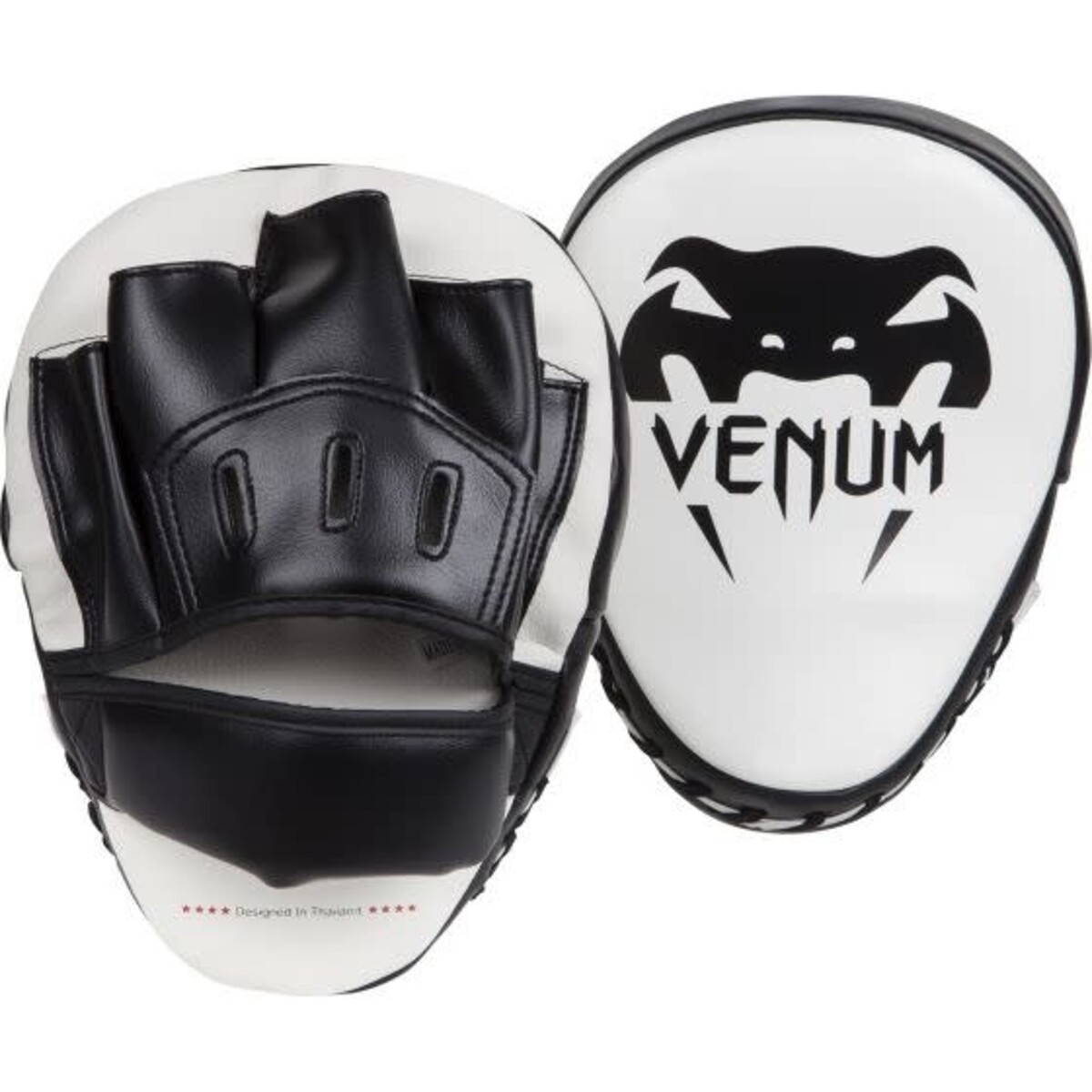 Venum Clair pattes d’ours - Hand pads - blanc/noir (par paire)
