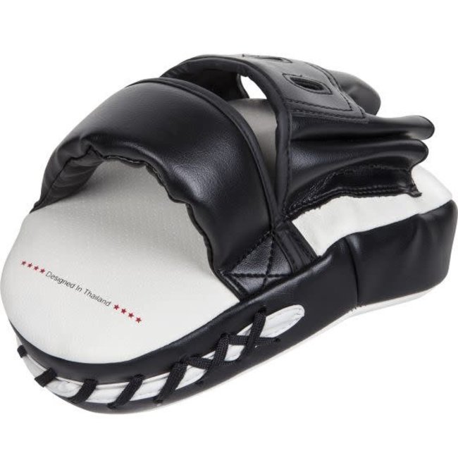 Venum Light Focus Mitts - Hand pads - WIT/ZWART (PER PAAR)