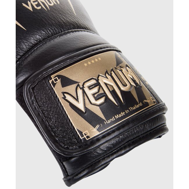 Venum GIANT 3.0 - BOKSHANDSCHOENEN - NAPPA LEATHER - BLACK/GOLD