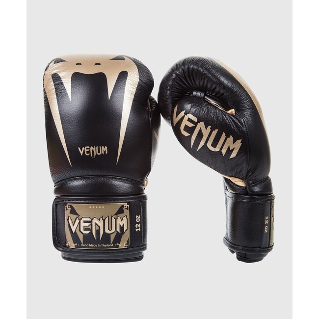 Venum GIANT 3.0 - BOKSHANDSCHOENEN - NAPPA LEATHER - BLACK/GOLD
